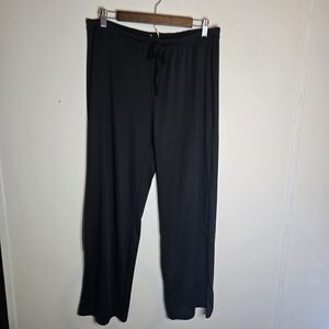 32 Degree Cool Black Drawstring Sleep Pant Womens Medium